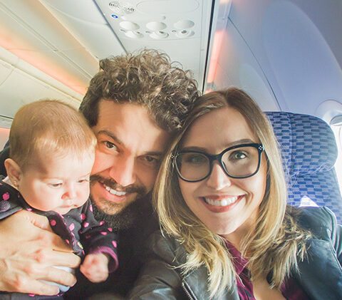 Viagem internacional com bebê de cinco meses