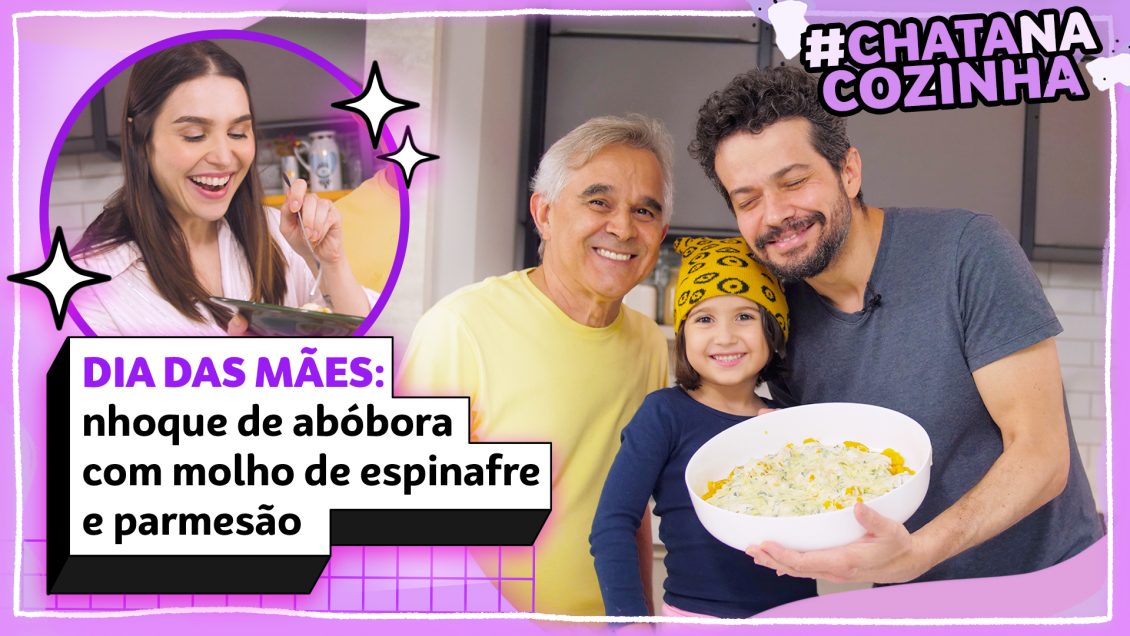 #Chatosnacozinha: Nhoque de abóbora com molho branco
