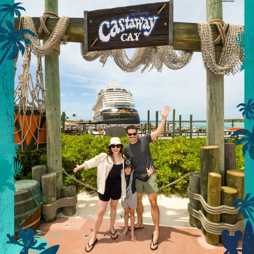 Só quem é passageiro do Disney Cruise Line pode ter a oportunidade de conhecer a Ilha de Castaway Cay